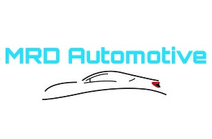 MRD Automotive white logo